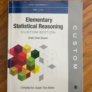 PSY 1110 Elementary Statistical Reasoning Custom Edition by Chieh-Chen Bowen